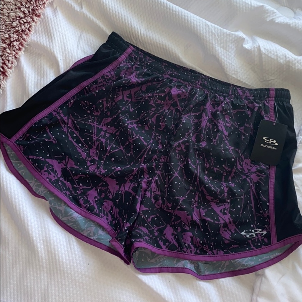 Purple Running Shorts